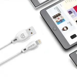 DUDAO L4 kábel USB Typ-C 2 metre biely
