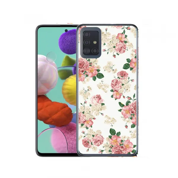 MY ART Ochranný kryt Samsung Galaxy A71 PINK ROSE