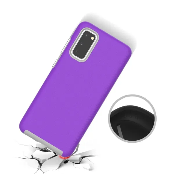 HYBRID Ochranný obal Samsung Galaxy S20 Ultra fialový