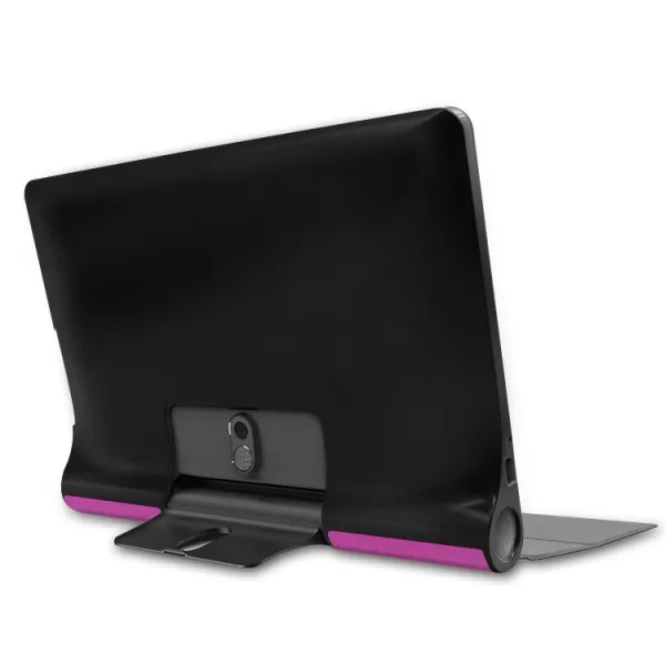 LEATHER Zaklápací obal Lenovo Yoga Smart Tab 10 fialový