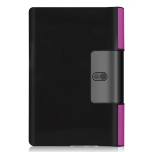 LEATHER Zaklápací obal Lenovo Yoga Smart Tab 10 fialový