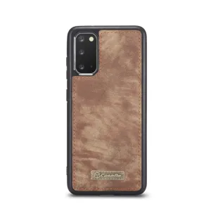 WALLET Ochranný  Kryt s peňaženkou 2v1 pre Samsung Galaxy S20 hnedý
