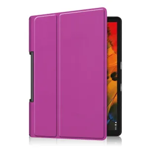 LEATHER Zaklápací obal Lenovo Yoga Smart Tab 10 fialový