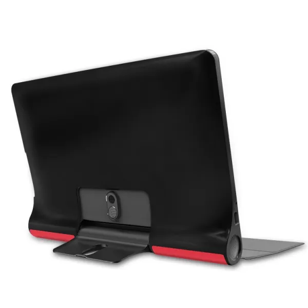 LEATHER Zaklápací obal Lenovo Yoga Smart Tab 10 červený