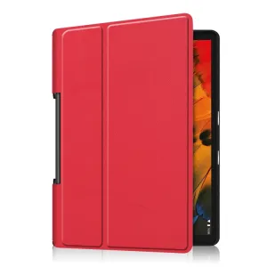 LEATHER Zaklápací obal Lenovo Yoga Smart Tab 10 červený