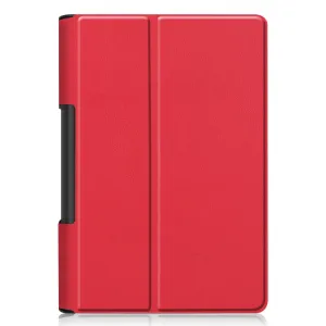 LEATHER Zaklápací obal Lenovo Yoga Smart Tab 10 červený