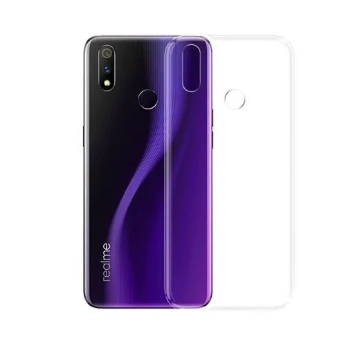 Silikónový obal Realme  5 priehľadný