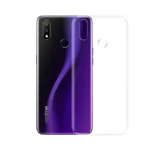 Silikónový obal Realme  5 priehľadný