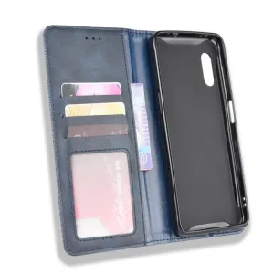 BUSINESS Peňaženkový kryt Samsung Galaxy Xcover Pro modrý