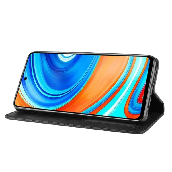 BUSINESS Peňaženkový kryt Xiaomi Redmi Note 9S / Note 9 Pro čierny