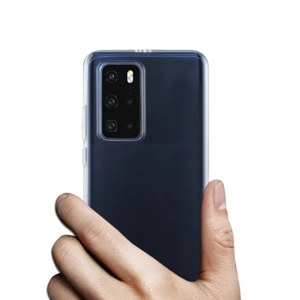 Silikónový kryt Huawei P40 priehľadný