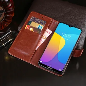 IDEWEI Peňaženkový kryt Doogee X90 hnedý