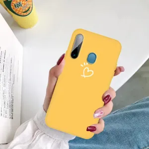 CUTE Silikónový obal Samsung Galaxy A11 / M11 žltý
