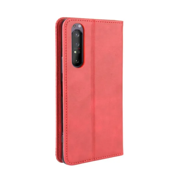 BUSINESS Peňaženkový kryt Sony Xperia 1 II červený