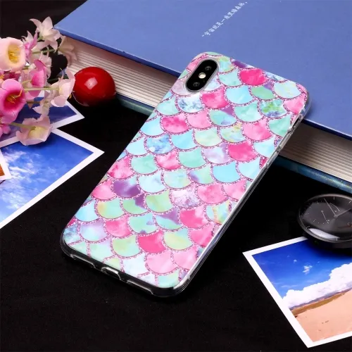 ART Silikónový kryt Apple iPhone XS Max FISH SCALE