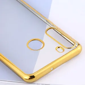 METALLIC Silikónový kryt Samsung Galaxy A21 zlatý