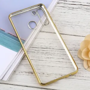 METALLIC Silikónový kryt Samsung Galaxy A21 zlatý