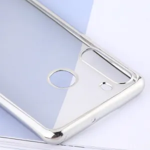 METALLIC Silikónový kryt Samsung Galaxy A21 strieborný