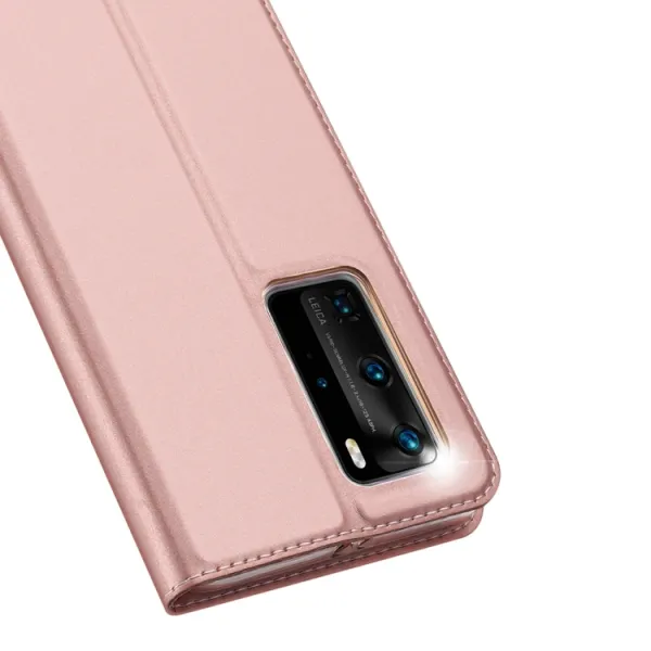 DUX Peňaženkový obal Huawei P40 Pro ružový