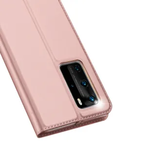 DUX Peňaženkový obal Huawei P40 Pro ružový