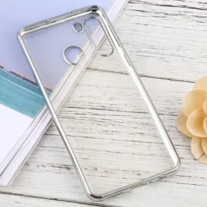 METALLIC Silikónový kryt Samsung Galaxy A21 strieborný
