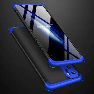 360° Ochranný kryt Huawei P40 čierny-modrý
