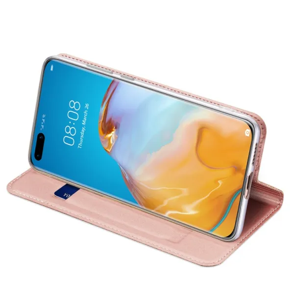 DUX Peňaženkový obal Huawei P40 ružový