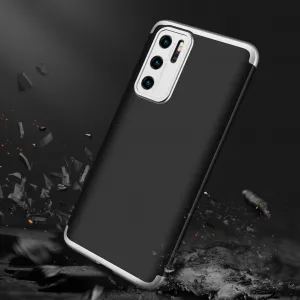 360° Ochranný kryt Huawei P40 čierny-strieborný