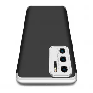 360° Ochranný kryt Huawei P40 čierny-strieborný