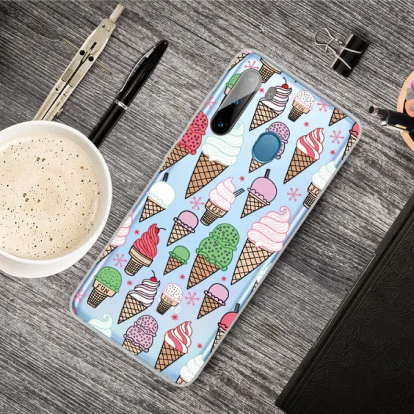 ART Silikónový kryt Samsung Galaxy A21 ICE CREAM