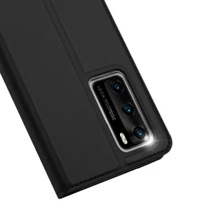 DUX Peňaženkový obal Huawei P40 čierny