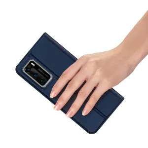 DUX Peňaženkový obal Huawei P40 modrý
