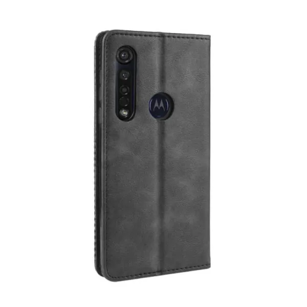BUSINESS Peňaženkový kryt Motorola Moto G8 Plus čierny