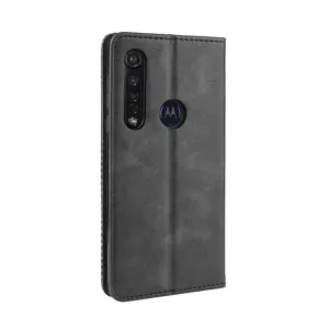 BUSINESS Peňaženkový kryt Motorola Moto G8 Plus čierny