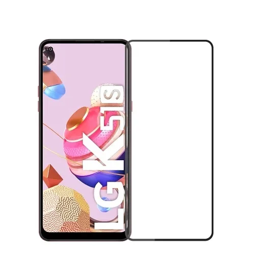3D Tvrdené sklo LG K51s / K61 čierne