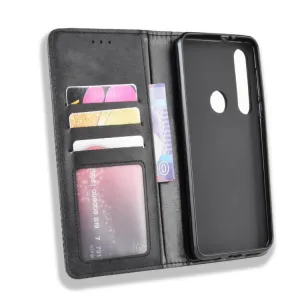 BUSINESS Peňaženkový kryt Motorola Moto G8 Plus čierny