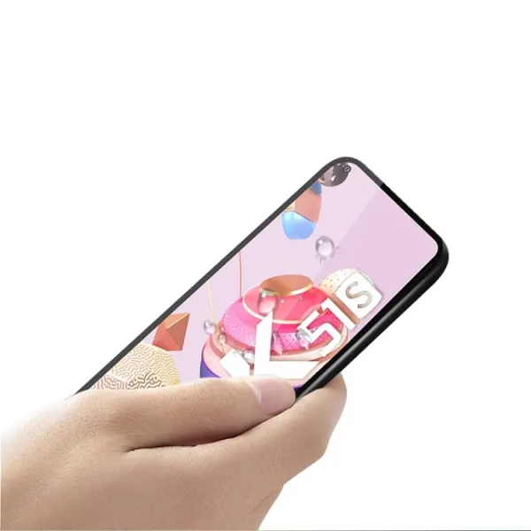 3D Tvrdené sklo LG K51s / K61 čierne