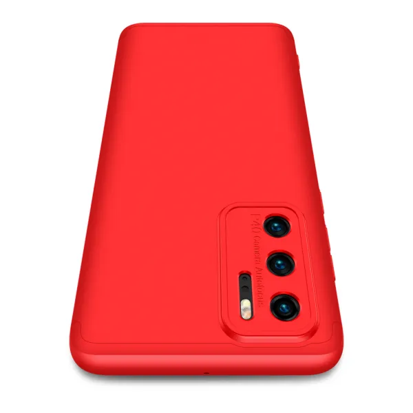 360° Ochranný kryt Huawei P40 červený