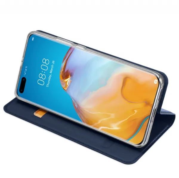 DUX Peňaženkový obal Huawei P40 modrý
