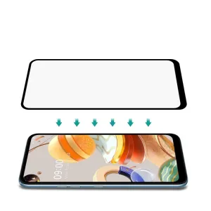 3D Tvrdené sklo LG K51s / K61 čierne