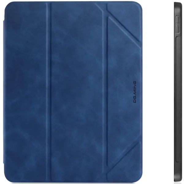 DG. MING Zaklápací obal Apple iPad Pro 11 (2022 / 2021 / 2020 / 2018) modrý