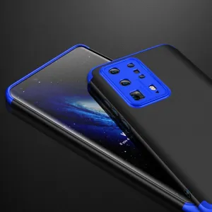 360° Ochranný kryt Huawei P40 Pro čierny-modrý