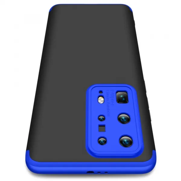 360° Ochranný kryt Huawei P40 Pro čierny-modrý