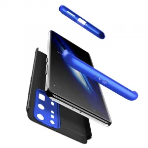 360° Ochranný kryt Huawei P40 Pro čierny-modrý