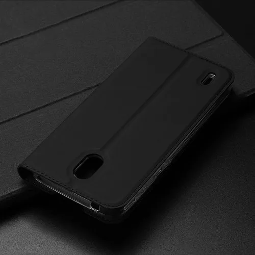 DUX DUCIS Skin Pro knižkové kožené puzdro na Nokia 1.3, čierne