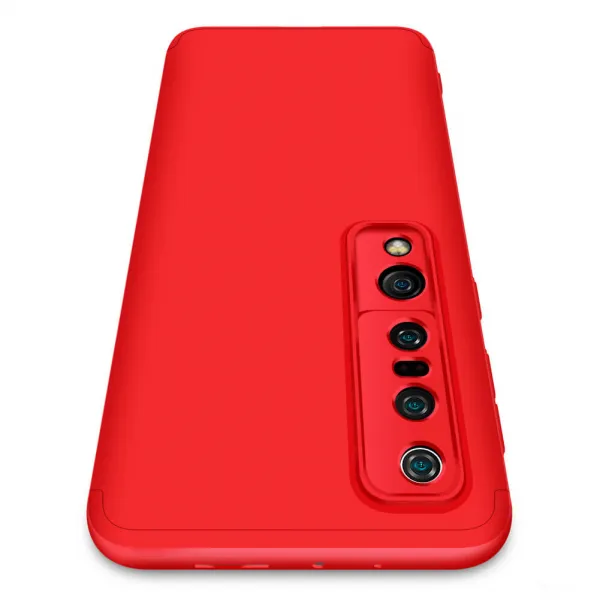 360° Ochranný kryt Xiaomi Mi 10 Pro červený