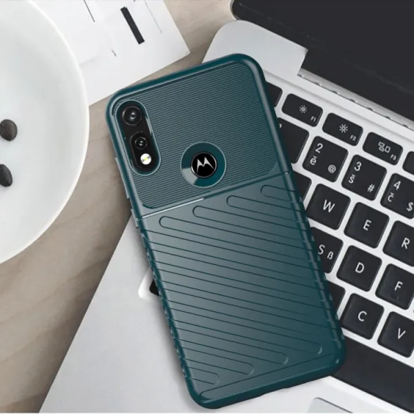 THUNDER Ochranný kryt Motorola Moto E (2020) zelený