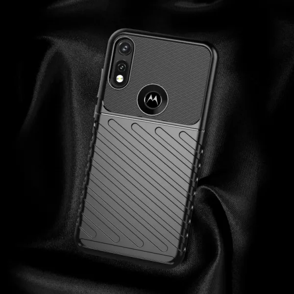 THUNDER Ochranný kryt Motorola Moto E (2020) čierny