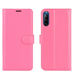 LITCHI Peňaženkový kryt Sony Xperia L4 ružový