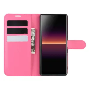 LITCHI Peňaženkový kryt Sony Xperia L4 ružový
